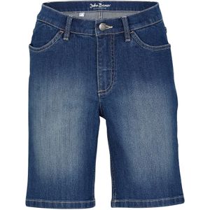 Straight jeans bermuda met mid waist