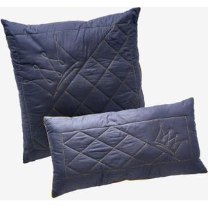 Microvezel kussen met kroon, medium