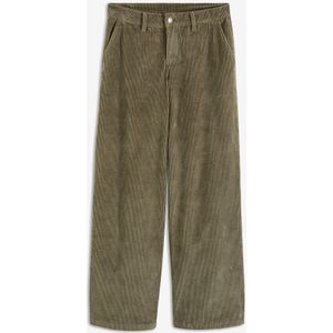 Wijde corduroy broek