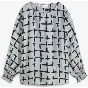 Tuniek met vleermuismouwen