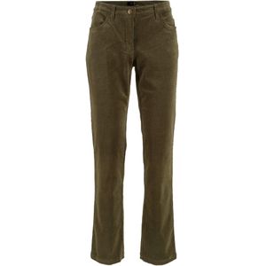 Stretch corduroy broek, straight