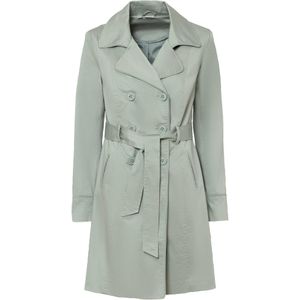 BODYFLIRT - Trenchcoat - Katoen - Contrastkleurig - Met Strikceintuur