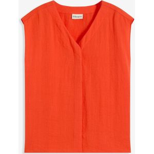 Blousetop van een lichte viscosemix