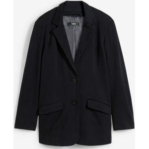 Lange blazer in boyfriendstijl van katoen-jersey