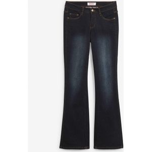 Boorcut jeans met corrigerend effect, mid waist