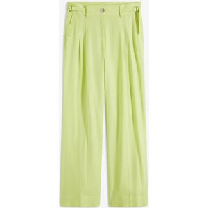 Palazzo broek van een licht linnenmix