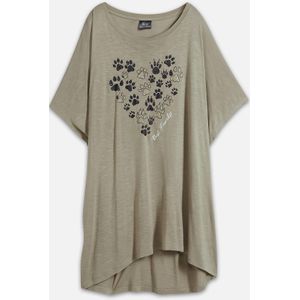 T-shirt van soepele viscose