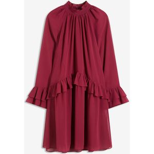 Chiffon jurk met volants