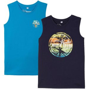 Jongens tanktop (set van 2) van biologisch katoen