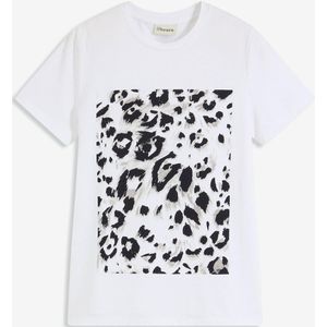 T-shirt met luipaardprint
