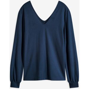 Knus fleece shirt met parels