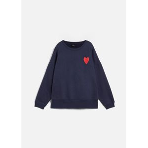 Oversized sweater van biologisch katoen