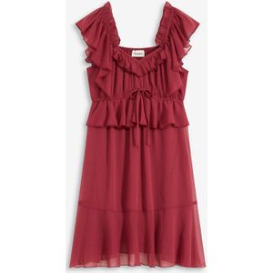 Jurk van chiffon in A-lijn