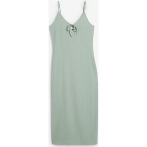 Midi jurk van lichte crêpe