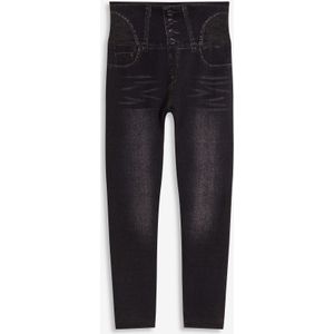 Corrigerende naadloze legging in denim look, sterk corrigerend