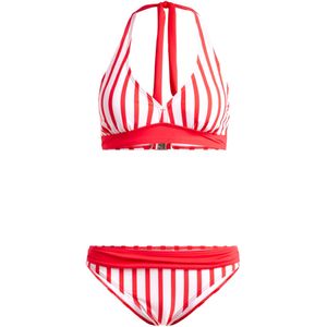 Halter bikini met gerecycled polyamide (2-dlg. set)