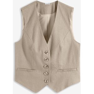 Gilet in een soepele visosemix