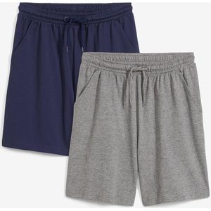 Lichte jersey short (set van 2)