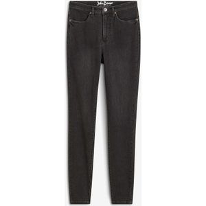 Skinny stretch jeans met high waist