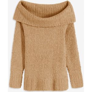 Off shoulder trui