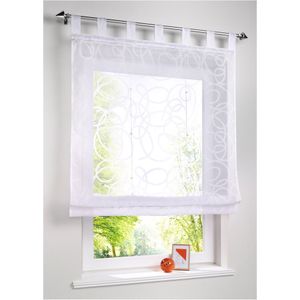 Transparant vouwgordijn met print