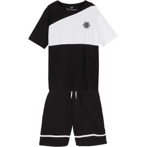 Jongens T-shirt en shirtbroek van biologisch katoen (2-dlg. set)