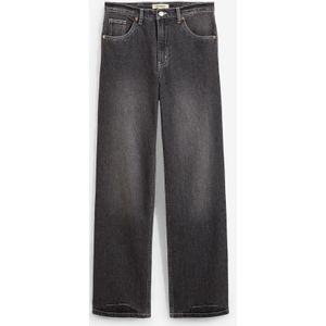 Straight jeans, high waist