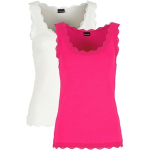 Top van zachte viscose-mix ( set van 2)