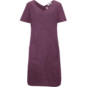 Mini jurk met linnen