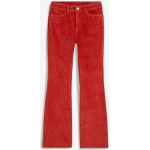 Flared broek van corduroy