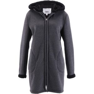 Sweatvest met capuchon en teddy