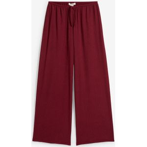 Instapbroek van gestructureerde crêpe