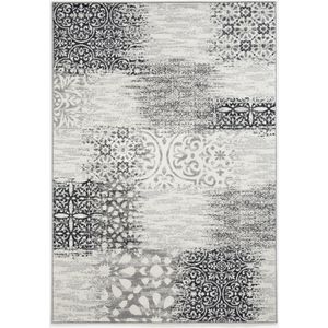 Vloerkleed - Patchworkmotief - Geweven - Onderhoudsvriendelijk - Vintage Look