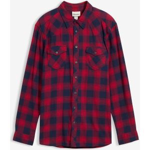 Flanellen overhemd van puur katoen