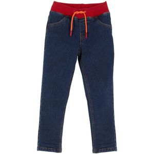 Thermojeans regular fit met jersey voering, straight