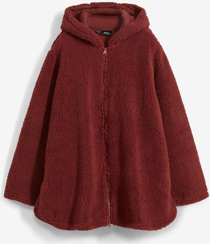 Teddy - Fleece Vest - A-lijn - Met Zijsplitten