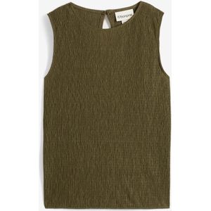 Blouse van gestructureerde crinkle