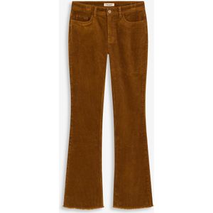 Flared broek van corduroy