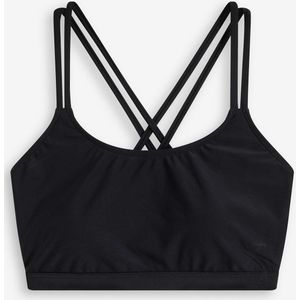 Bralette bikinitop met gekruiste bandjes