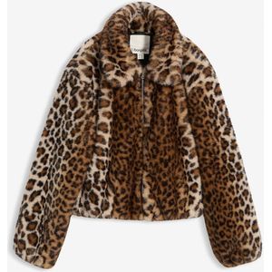 Oversized imitatie bontjas