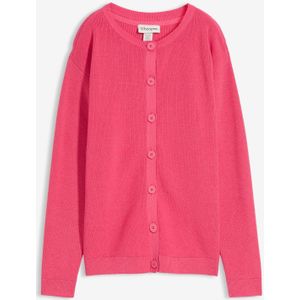 Fijn gebreid vest, ronde hals