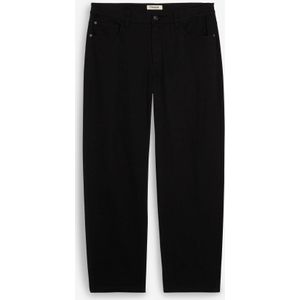 Relaxed fit twillbroek met comfortband, straight