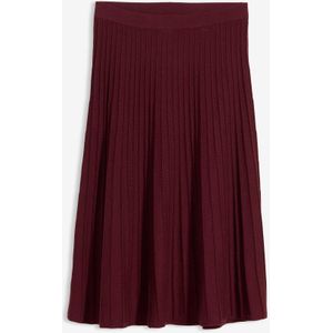 Gebreide rok met merino wol