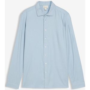 Flanellen business overhemd van puur katoen, slim fit