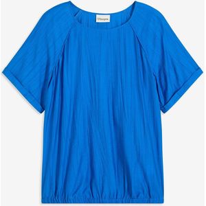 Blouse met korte mouwen van zachte viscose