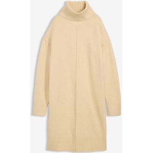 Gebreide jurk met siernaad