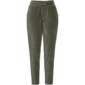 Broek in corduroy look met elastische band