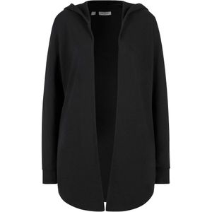 Lang sweatvest in een katoenmix