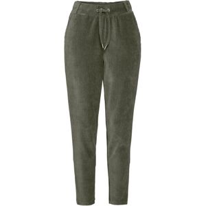 Broek in corduroy look met elastische band