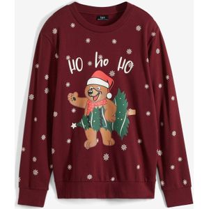 Sweater met kerstprint